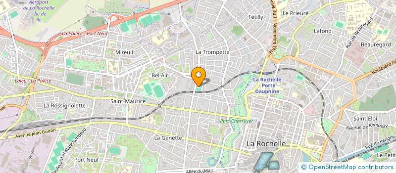 localisation de l'entreprise TENNIS CLUB ROCHELAIS  LA ROCHELLE