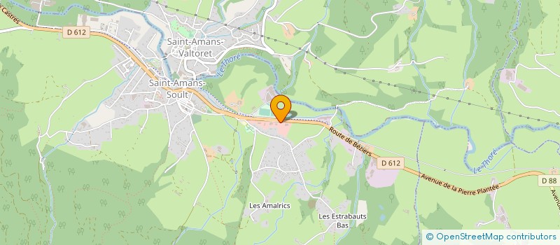 localisation de l'entreprise TENNIS CLUB SAINT AMANTAIS  SAINT-AMANS-SOULT