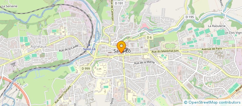 localisation de l'entreprise TENNIS CLUB SAINT LOIS  SAINT-LO