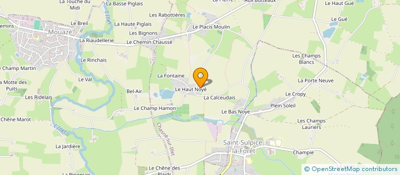 localisation de l'entreprise TENNIS CLUB SAINT MEDARD  SAINT-MEDARD-SUR-ILLE