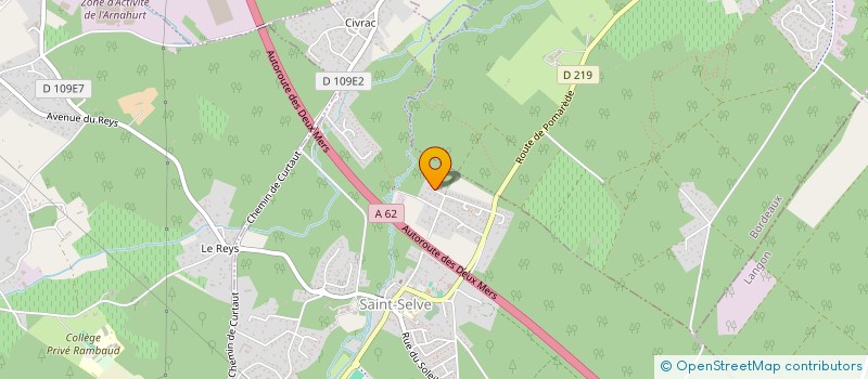 localisation de l'entreprise TENNIS CLUB SAINT MEDARDAIS  SAINT MEDARD D'EYRANS