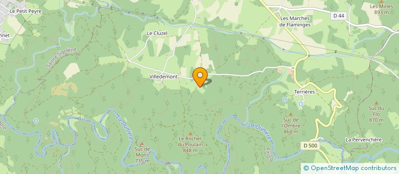 localisation de l'entreprise TENNIS CLUB SAINT PAL DE MONS  SAINT-PAL-DE-MONS