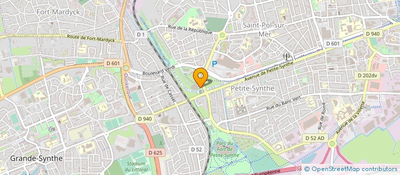 localisation de l'entreprise TENNIS CLUB SAINT POLOIS à DUNKERQUE