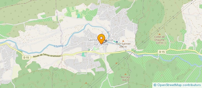 localisation de l'entreprise TENNIS CLUB SAINTE ANASTASIE  SAINTE-ANASTASIE-SUR-ISSOLE