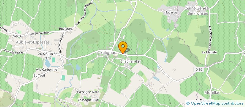 localisation de l'entreprise TENNIS CLUB SALIGNACAIS à VAL DE VIRVEE