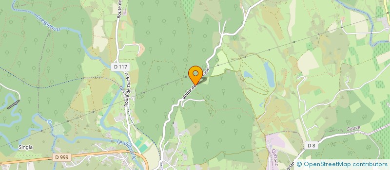 localisation de l'entreprise TENNIS CLUB SAUVAIN  SAUVE