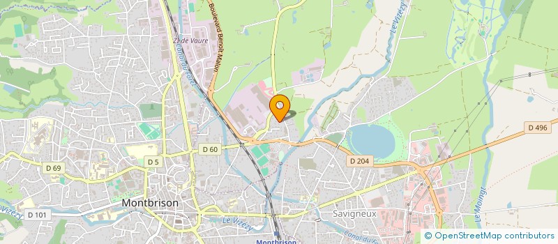 localisation de l'entreprise TENNIS CLUB SAVIGNEUX  SAVIGNEUX