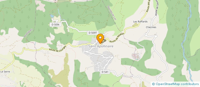 localisation de l'entreprise TENNIS CLUB SAVINES LE LAC à SAVINES-LE-LAC