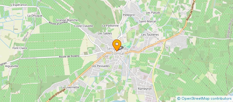 localisation de l'entreprise TENNIS CLUB SERIGNAN  SERIGNAN-DU-COMTAT