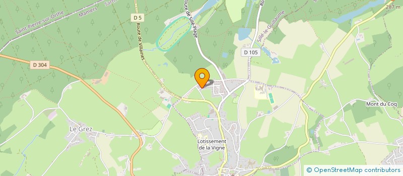 localisation de l'entreprise TENNIS CLUB SILLE CONLIE  SILLE-LE-GUILLAUME