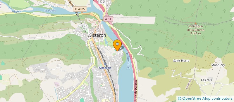 localisation de l'entreprise TENNIS-CLUB SISTERONAIS à SISTERON