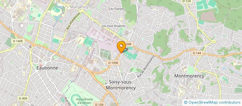 localisation de l'entreprise TENNIS CLUB SOISY ANDILLY MARGENCY à SOISY-SOUS-MONTMORENCY