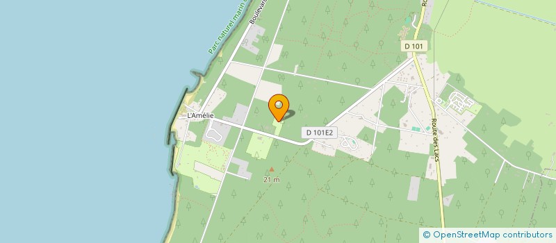 localisation de l'entreprise TENNIS CLUB SOULAC  SOULAC-SUR-MER