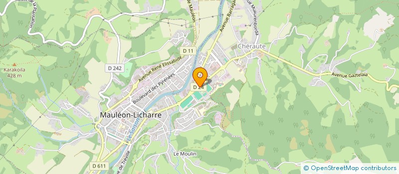localisation de l'entreprise TENNIS CLUB SOULETIN à MAULEON-LICHARRE
