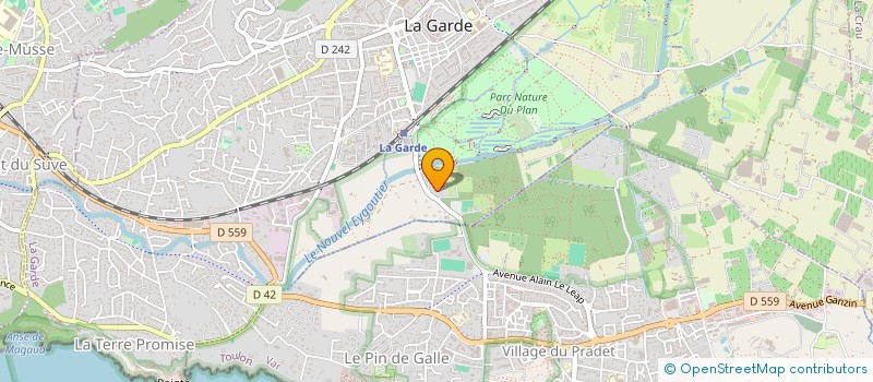localisation de l'entreprise TENNIS CLUB ST CHARLES à LA GARDE