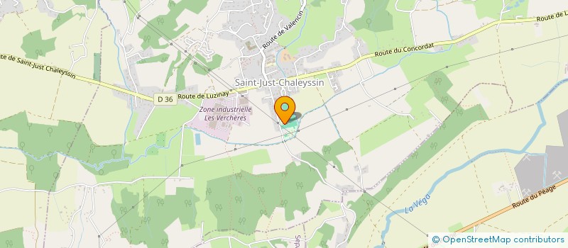localisation de l'entreprise TENNIS CLUB ST JUST CHALEYSSIN  SAINT-JUST-CHALEYSSIN