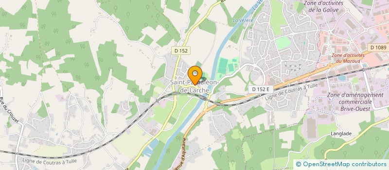 localisation de l'entreprise TENNIS CLUB ST PANTALEON  SAINT-PANTALEON-DE-LARCHE