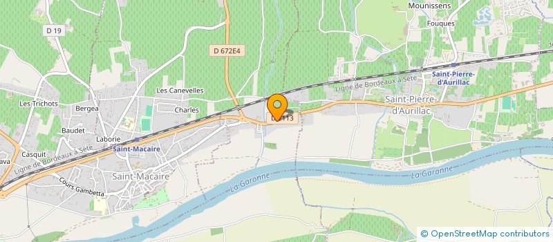 localisation de l'entreprise TENNIS CLUB ST PIERRE D AURILLAC à SAINT PIERRE D'AURILLAC
