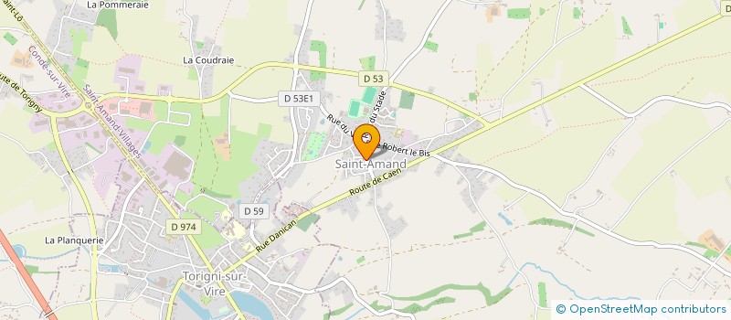 localisation de l'entreprise TENNIS CLUB TORIGNI SAINT AMAND  TORIGNY-LES-VILLES