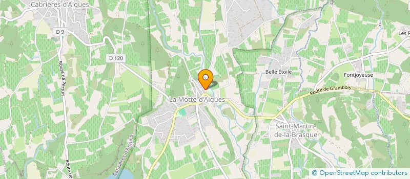 localisation de l'entreprise TENNIS CLUB TOURAIN à LA TOUR D'AIGUES