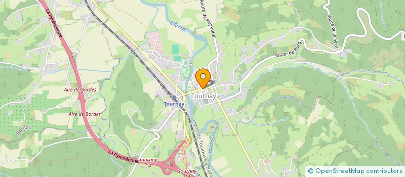 localisation de l'entreprise TENNIS CLUB TOURNAYAIS  TOURNAY