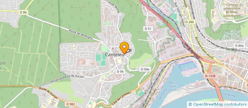 localisation de l'entreprise TENNIS CLUB VAUDESIEN  VAL-DE-LA-HAYE