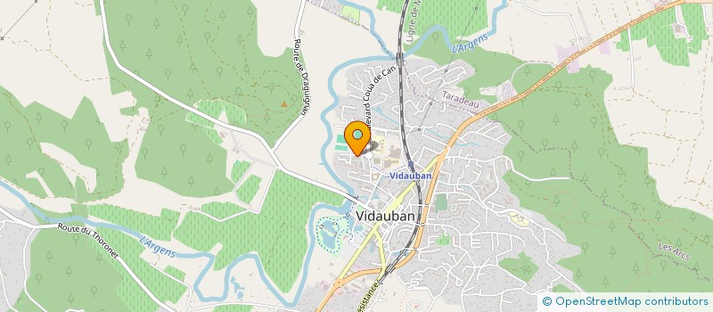 localisation de l'entreprise TENNIS CLUB VIDAUBANNAIS  VIDAUBAN