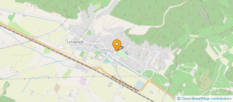 localisation de l'entreprise TENNIS CLUB VILLELAURIEN  VILLELAURE