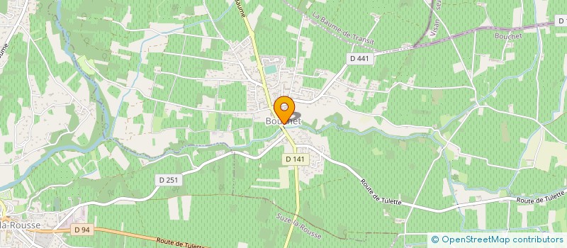 localisation de l'entreprise TENNIS CLUB VISAN-TULETTE à TULETTE