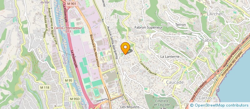 localisation de l'entreprise TENNIS CONSULTING à NICE