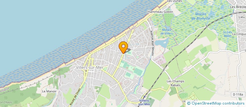 localisation de l'entreprise TENNIS COUNTRY CLUB VILLERS-SUR-MER  VILLERS-SUR-MER