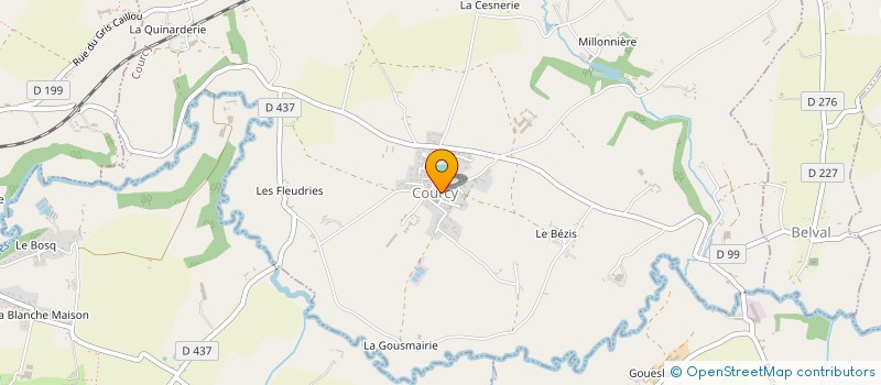 localisation de l'entreprise TENNIS COURCYAIS  COURCY