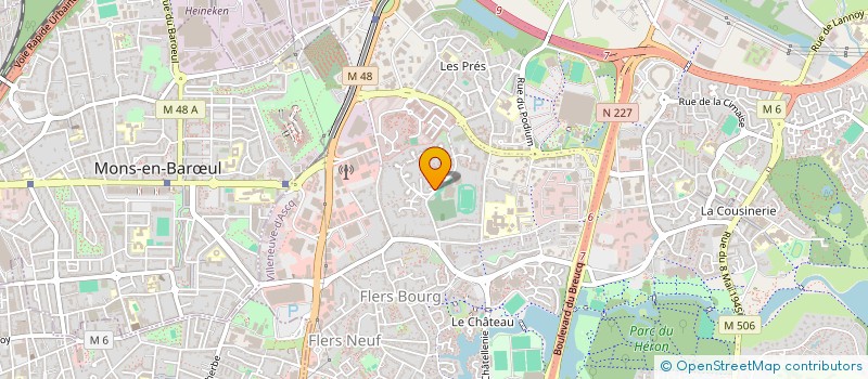 localisation de l'entreprise TENNIS DE L ARBONNOISE à VILLENEUVE-D'ASCQ