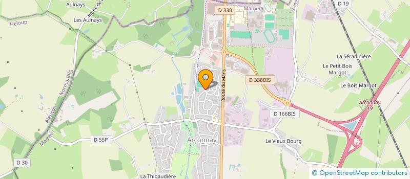 localisation de l'entreprise TENNIS DE TABLE ARCONNAIS  ARCONNAY