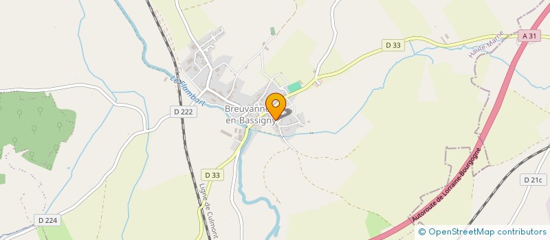 localisation de l'entreprise TENNIS DE TABLE BREUVANNAIS à BREUVANNES-EN-BASSIGNY