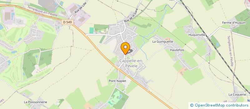 localisation de l'entreprise TENNIS DE TABLE CAPELLE EN PEVELLE  CAPPELLE-EN-PEVELE