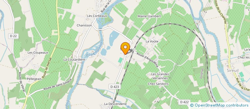 localisation de l'entreprise TENNIS DE TABLE CASTELNOVIEN à CHATEAUNEUF-SUR-CHARENTE