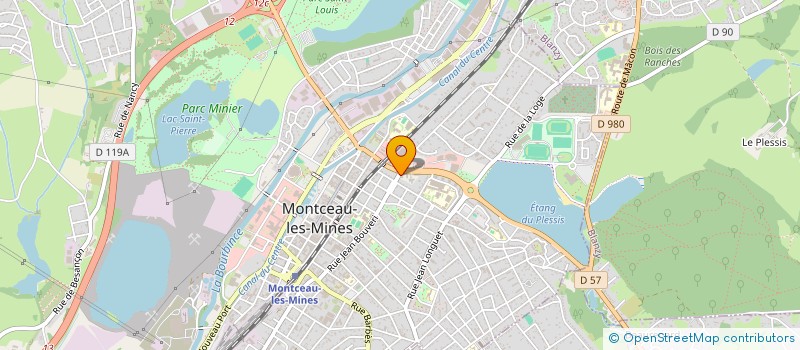 localisation de l'entreprise TENNIS DE TABLE CLUB DE MONTCEAU à MONTCEAU-LES-MINES