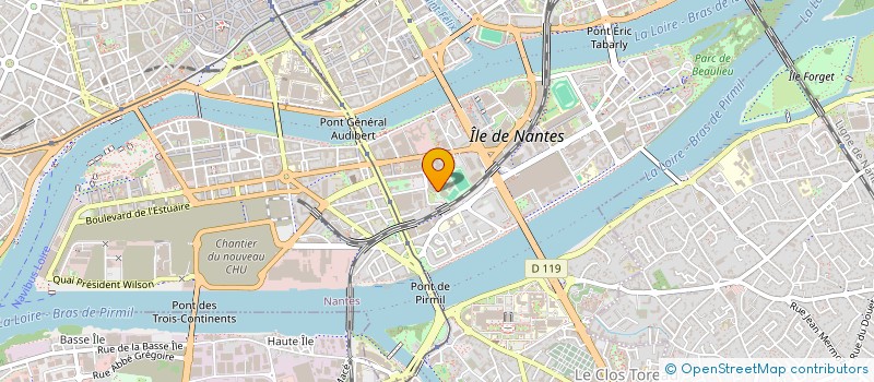 localisation de l'entreprise TENNIS DE TABLE CLUB NANTAIS à NANTES
