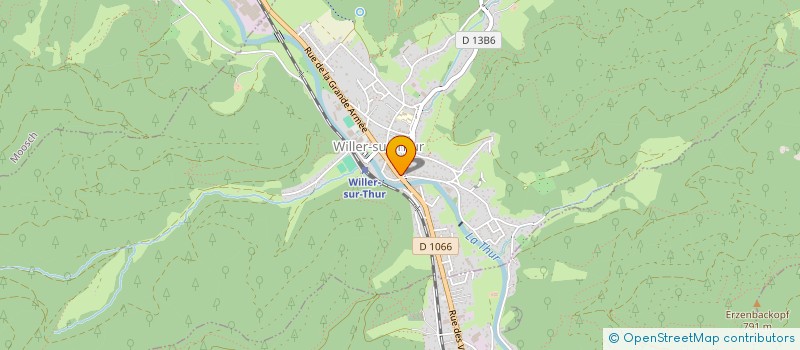 localisation de l'entreprise TENNIS DE TABLE CLUB WILLER SUR THUR  WILLER-SUR-THUR