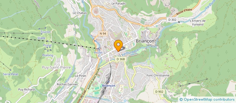 localisation de l'entreprise TENNIS DE TABLE DE BRIANCON à BRIANCON