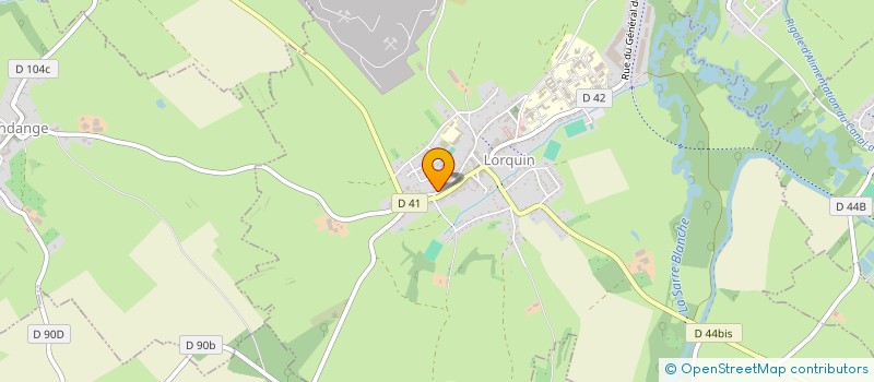 localisation de l'entreprise TENNIS DE TABLE DE LORQUIN  LORQUIN