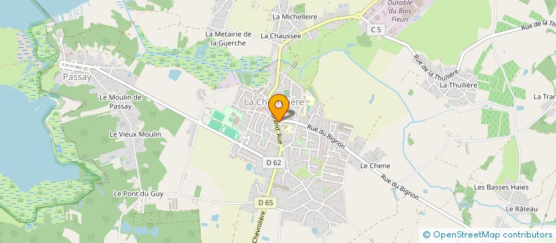 localisation de l'entreprise TENNIS DE TABLE DU LAC LA CHEVROLIERE(TTLC)  LA CHEVROLIERE