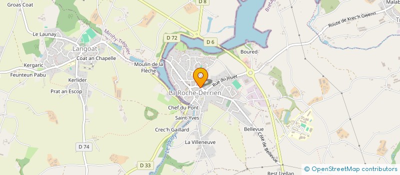 localisation de l'entreprise TENNIS DE TABLE DU PAYS ROCHOIS  LA ROCHE-JAUDY