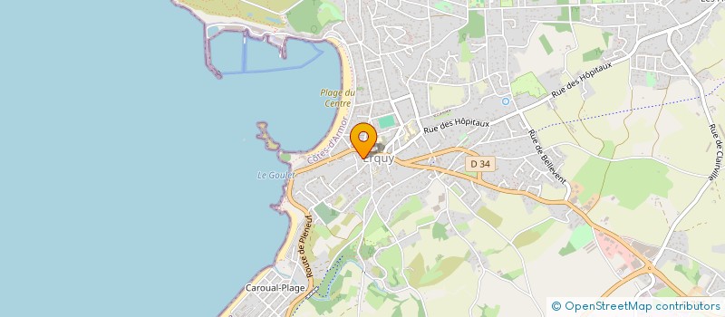 localisation de l'entreprise TENNIS DE TABLE ERQUY-PLENEUF à ERQUY