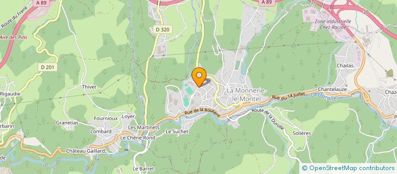 localisation de l'entreprise TENNIS DE TABLE LA MONNERIE  LA MONNERIE-LE-MONTEL