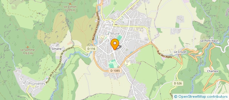 localisation de l'entreprise TENNIS DE TABLE LA MOTTE LA MURE MATHEYSINE  LA MURE