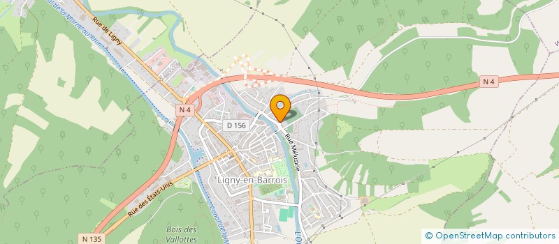localisation de l'entreprise TENNIS DE TABLE LINEEN à LIGNY-EN-BARROIS