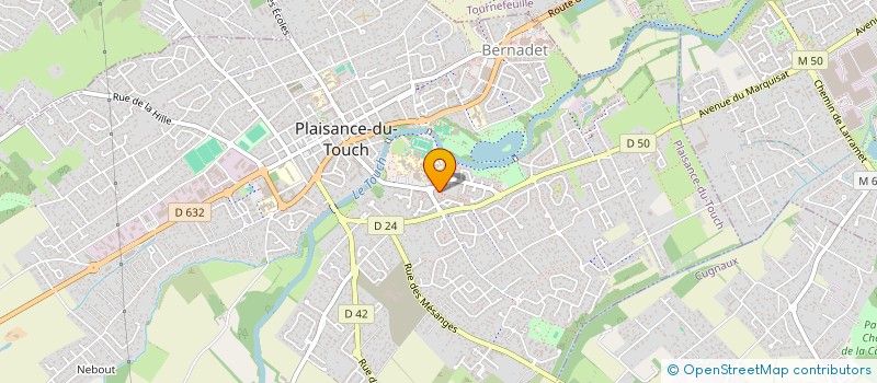 localisation de l'entreprise TENNIS DE TABLE PLAISANCOIS  PLAISANCE-DU-TOUCH