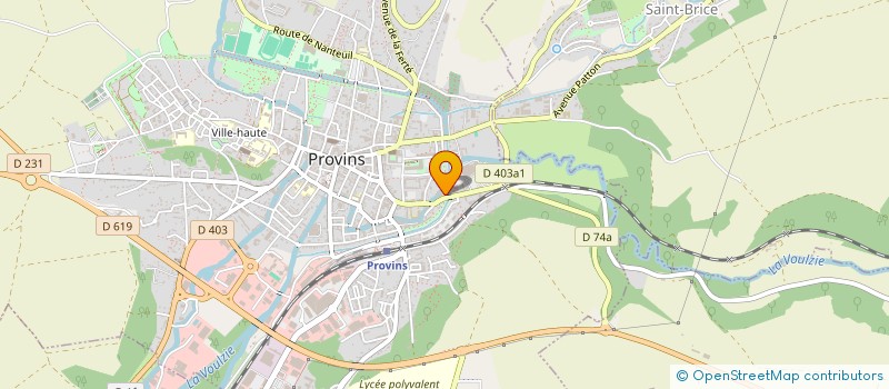 localisation de l'entreprise TENNIS DE TABLE PROVINOIS à PROVINS